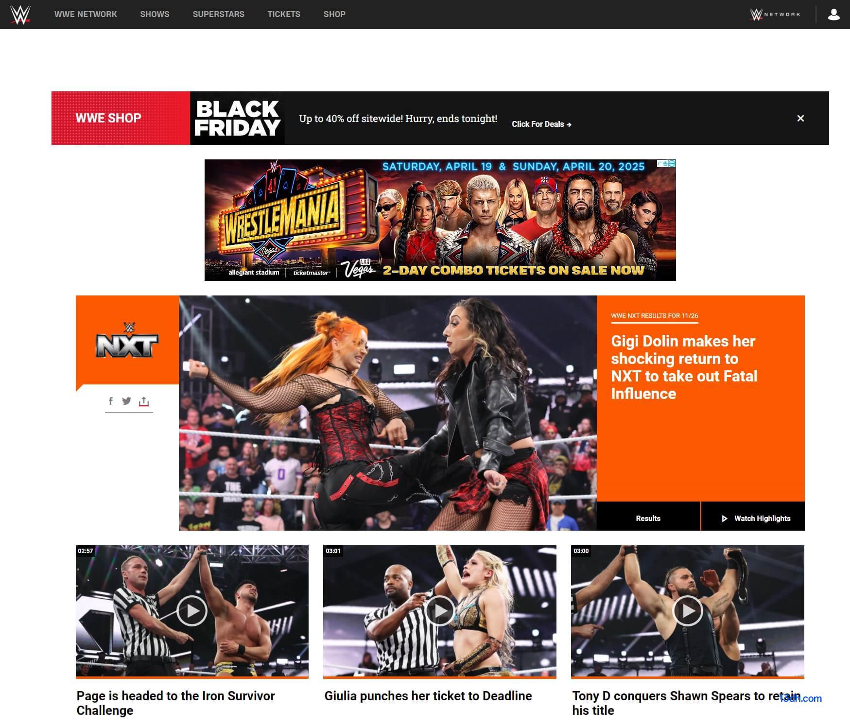 WWE（世界摔角娱乐）