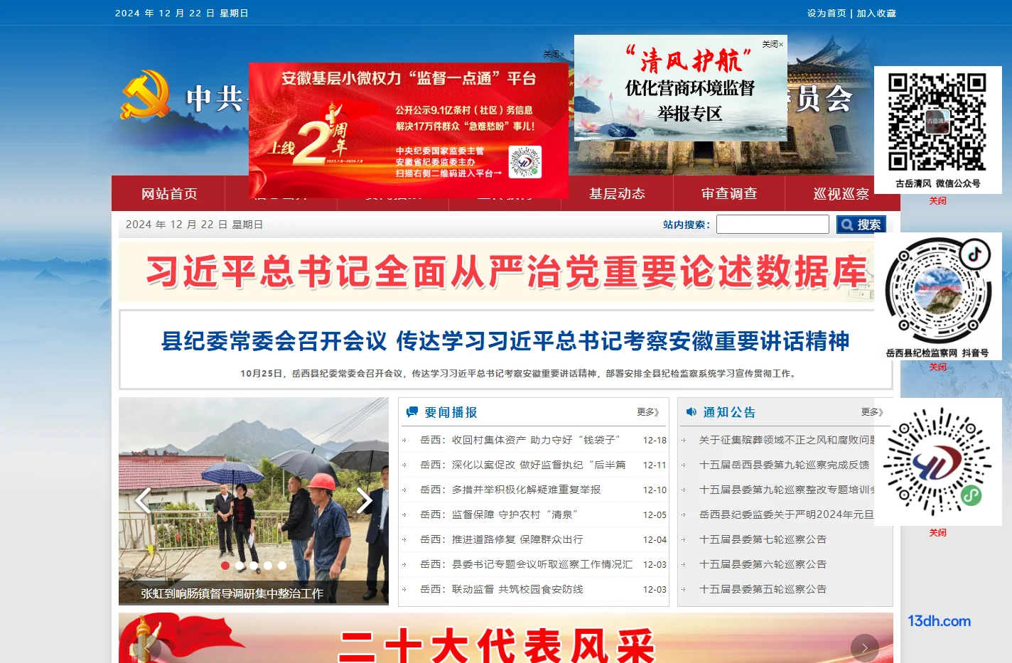 岳西县纪检监察网