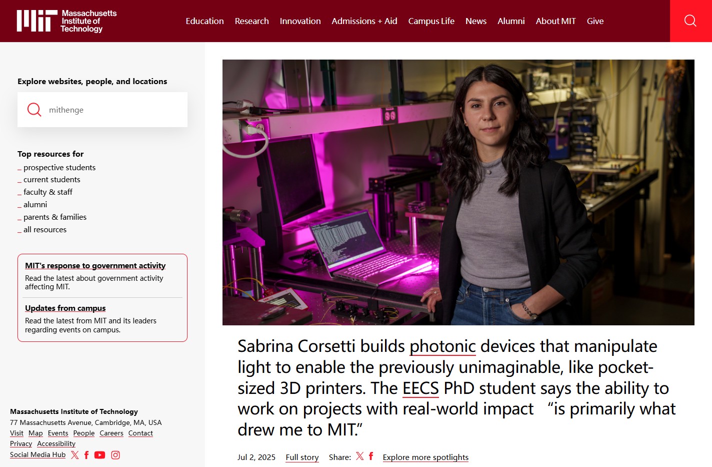 MIT - Massachusetts Institute of Technology