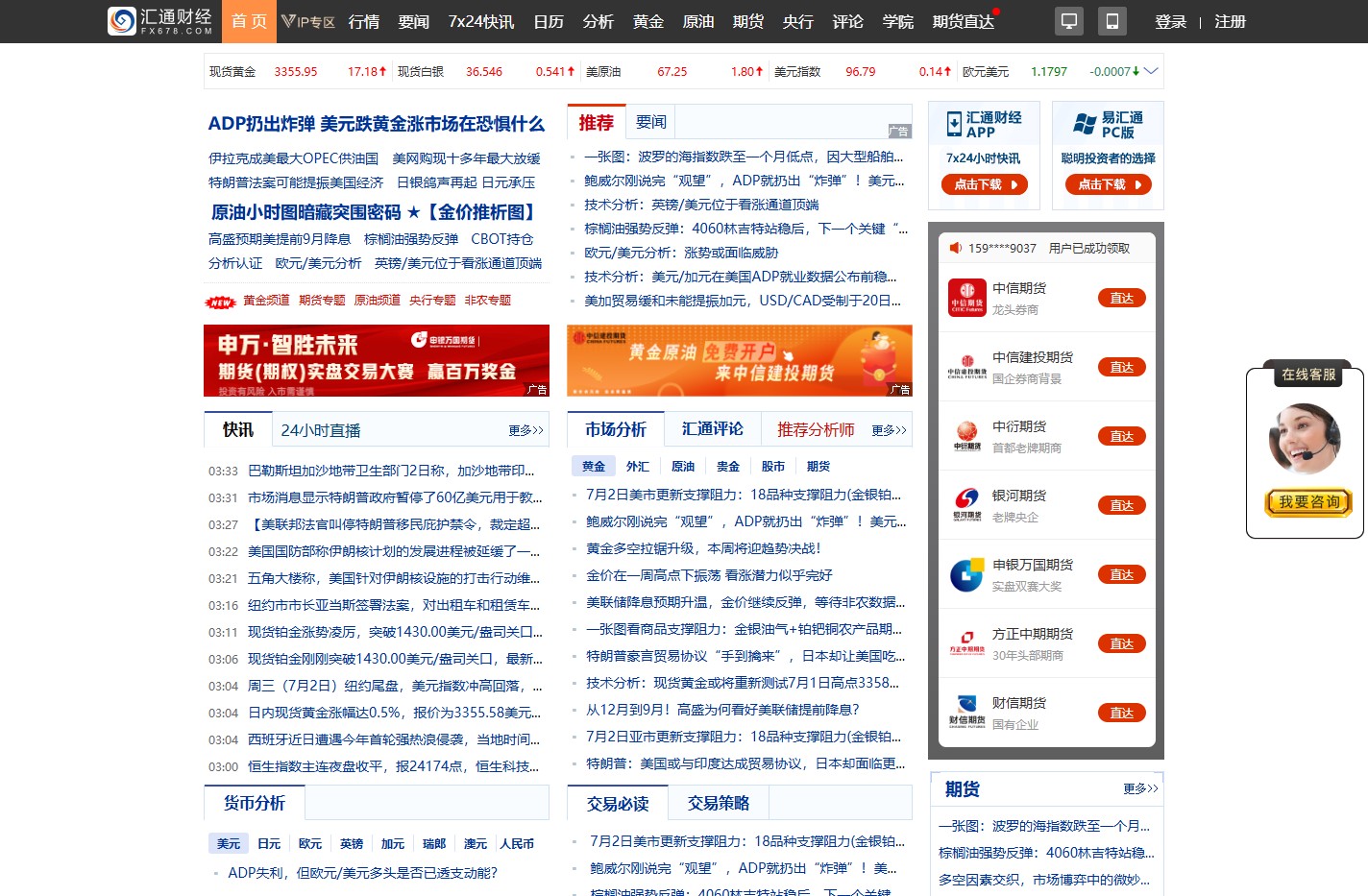 汇通网--金融衍生品信息提供商